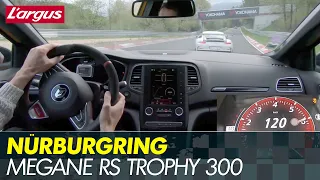 New Megane RS Trophy 300 at the Nürburgring chasing 911 GT3 RS Bridgestone S007