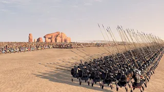 9,600 Royal Thorax Swordman Vs 750 Macedonian Pikeman | Total War Rome 2