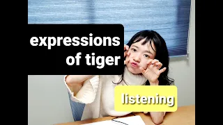 [eng.kor sub] [kor ver.] expression of 호랑이 [real korean class]