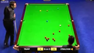 WSC 2013  RONNIE O'SULLIVAN vs JUDD TRUMP semifinal Frame 24