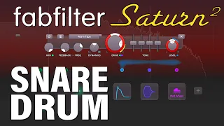 Fabfilter Saturn 2 Snare Drum Mixing to get great sounding snares fast!