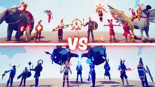 ANGEL TEAM vs DEVIL TEAM - Totally Accurate Battle Simulator TABS