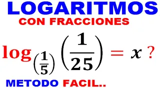 LOGARITMOS CON FRACCIONES Ejemplo 2