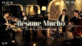 Bésame Mucho (Live)🍸Smooth & Sentimental (Violin,Cello &Piano +Jazz Drum)