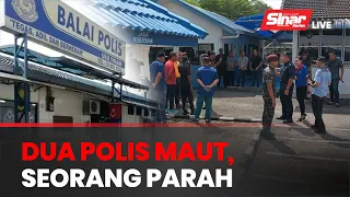 Suasana di Hospital Sultan Ismail (HSI), berhubung isu ceroboh Balai Polis Ulu Tiram