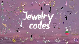 Codes for jewelry (necklaces, earrings, nose rings, etc.)FOR BLOXBURG AND BROOKHAVEN ||Roblox Teehee