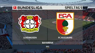 Bayer 04 Leverkusen : FC Augsburg 5. Spieltag ⚽ FIFA 21 Bundesliga 🏆 Gameplay Deutsch