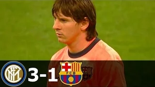 Inter Milan vs FC Barcelona 3-1 Highlights UCL 2009-2010 HD 720p