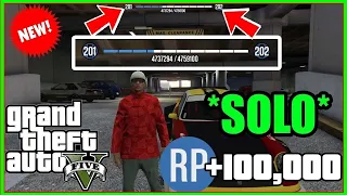 *SOLO RP FAST* Gta 5 Online How to LEVEL UP FAST On Ps/Xbox/Pc! (NEW Unlimited RP Method)