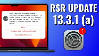 Ventura 13.3.1 (a) Rapid Security Response Update! + OCLP
