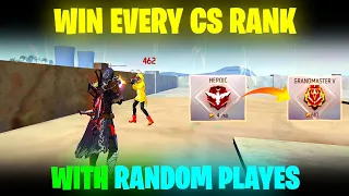 How To Win Every CS Rank With Random Players | Clash Squad Ranked Tips and Tricks | Free Fire