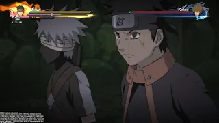 Kakashi y obito salvan a rin