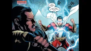 Black Adam vs Superman vs Captain Marvel