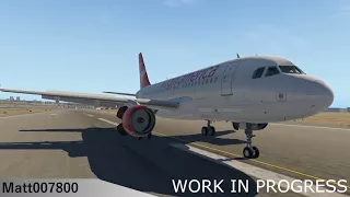 ToLiSs A319 Landing KSAN -10FPM