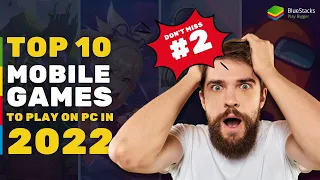 Top 10 Mobile Games to Play on PC in 2022 | #BlueStacks