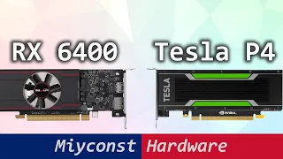 🇬🇧 Nvidia Tesla P4 and AMD RX 6400 – low profile graphics cards