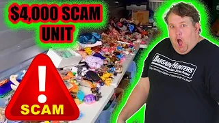 ХРАНЕНИЕ ХРАНИЛИЩА $ 4000 АУКЦИОННЫЙ АППАРАТ SCAM RIPOFF, ПРЕДСТАВЛЕННЫЙ ОСНОВНОЙ YOUTUBER