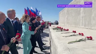 Открытие обновленного мемориала на бульваре Победы в Ирбите