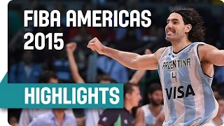 Argentina v Mexico - Game Highlights - Semi-Final - 2015 FIBA Americas Championship