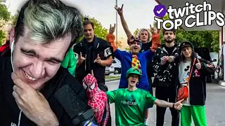 Братишкин смотрит: Топ клипы с Twitch | Фокусы с Хазяевами, суета на жигули