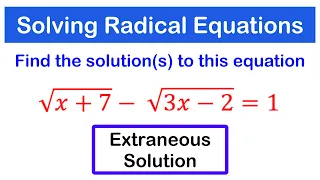 Solving Radical Equations | SHS 1 ELECTIVE MATH