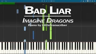 Imagine Dragons - Bad Liar (Piano Cover) Synthesia Tutorial by LittleTranscriber