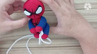 Spiderman tejido a crochet amigurumi paso a paso para principiantes