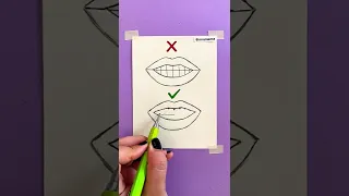 How to draw teeth 🦷 #teeth #drawingtutorial