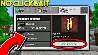 How To ACTUALLY Play Hypixel In MCPE! - Minecraft PE (Pocket Edition, Xbox, Windows 10, PS4, Switch)