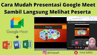 CARA MELIHAT PESERTA SAAT PRESENTASI DI GOOGLE MEET SECARA BERSAMAAN oleh Irma Safitri