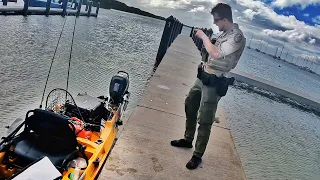 police CONCERNED ABOUT THIS! but  WHY? ULTRA LAZY FISHING KAYAK (FWC)