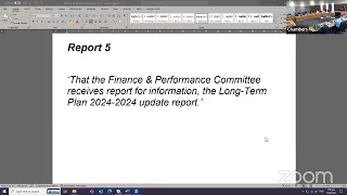 Finance and Performance Committee Meeting - 5 April 2023