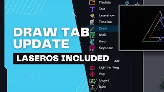 Draw Tab Update! || LaserCube included