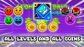GEOMETRY DASH SUBZERO ALL LEVELS AND ALL COINS | GAMEPLAY MOBILE | NEWEST 2024