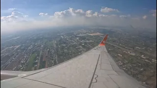 Thai Lion Air Boeing 737-8GP Approach & Landing Bangkok 4K