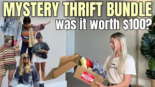 Unbox a Thrifted Mystery Style Bundle based on my Pinterest - I paid $100