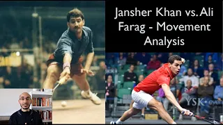 PSA Squash: Jansher Khan vs. Ali Farag - Movement, technique, tactics and targets