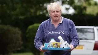 Boris offers reporters tea as he stays quiet over burka row