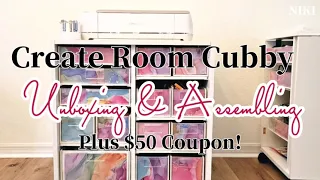 Create Room Cubby Unboxing, Assembly, Reveal and Coupon!