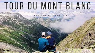 Hiking from Courmayeur to Chamonix on the Tour du Mont Blanc