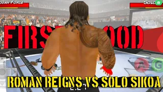 Roman Reigns vs Solo sikao  - wrestling Empire gameplay