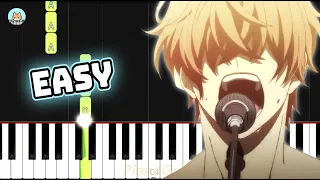 [full] Given OST - "Fuyu no Hanashi" - EASY Piano Tutorial & Sheet Music