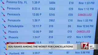 Flight delays, cancellations impacting RDU: Here’s what you need to know