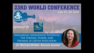 Melinda Webber Keynote - 2019 WCGTC World Conference