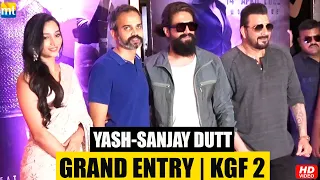 Rocking Yash, Sanjay Dutt & Srinidhi Shetty GRAND ENTRY at KGF Chapter 2 Press Conference in Mumbai
