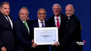 Canada, U.S., and Mexico bid selected as 2026 FIFA World Cup host