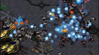 THE CARRIERS! Bisu 🇰🇷 (P) vs Light 🇰🇷 (T) on Benzene - StarCraft - Brood War Remastered