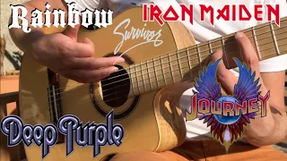 Metal on Classical Guitar - IRON MAIDEN, RAINBOW, JOURNEY, SURVIVOR, DEEP PURPLE Acoustic Covers!