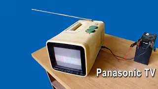 Restoration Mini Panasonic Television very old model, Restoring old TV