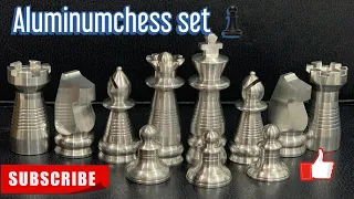 Making of Chess pieces #machiningofchesspieces#chesspieces#chessboard#aluminiumchesspieces